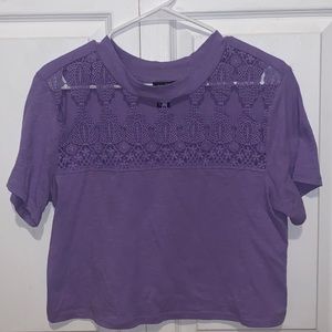 Rue 21 Lilac Crop top